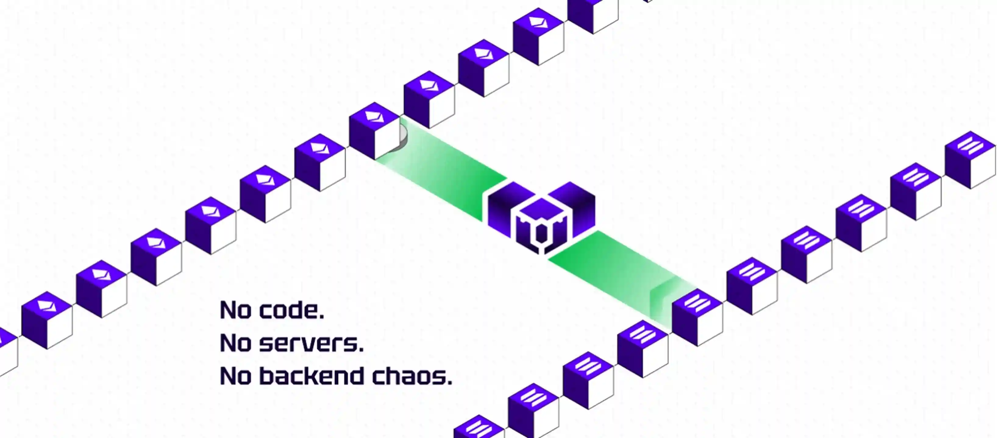 Low-code blockchain backend